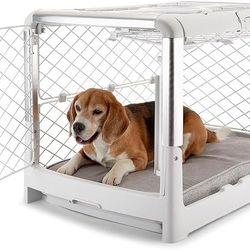 DIGGS Revol Collapsible Dog Crate with Wheels - Premium Portable #2650M T6