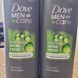 NEW Dove Men Bodywash Extra Fresh 18oz