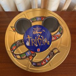 Disney Trivia Game in Metal Tin 1997