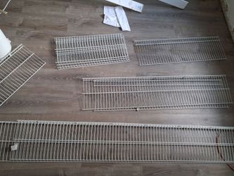 Wire shelving
