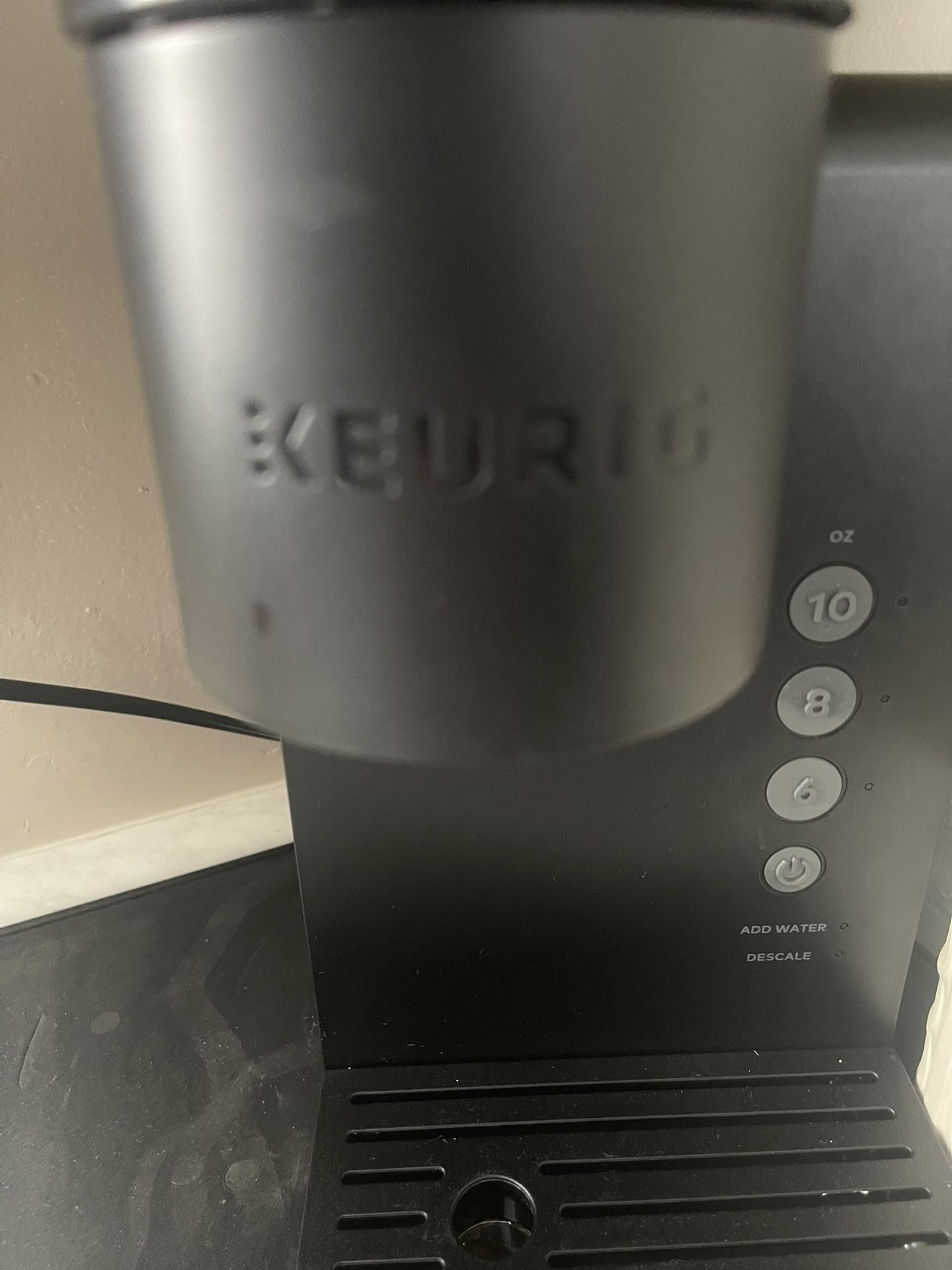 Keurig And Tray Of K-cups