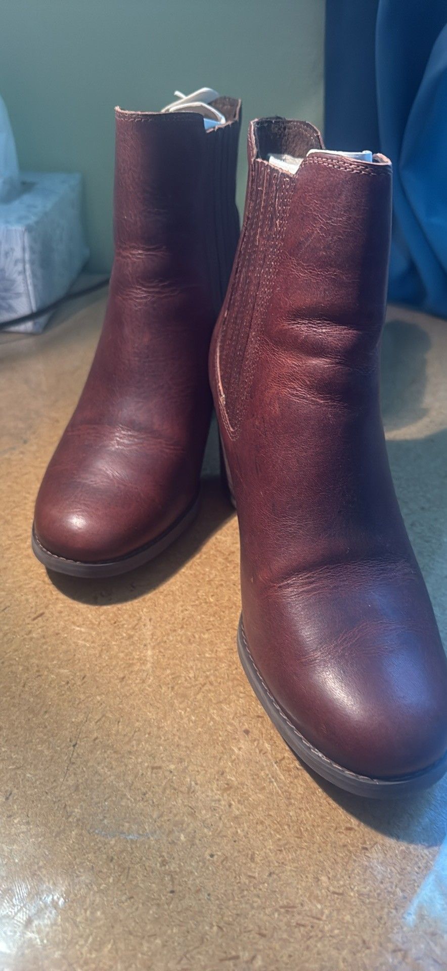 Timberland Leather Boots 7.5 Brown