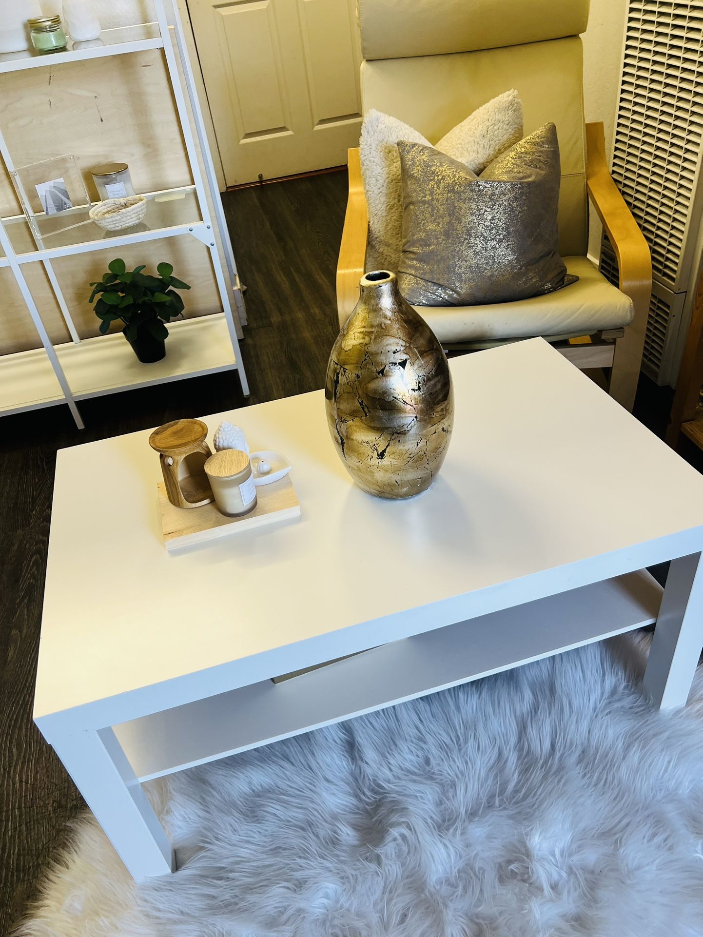 With Coffee Table $60