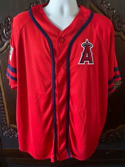 NWT Los Angeles Angels Men's 2XL Full-Button Jersey