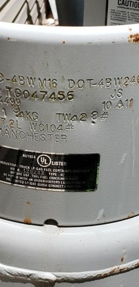 Full Tank For A Fork Truck