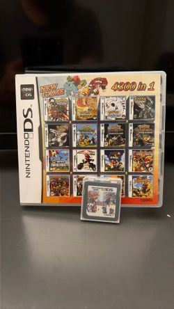 4300 in 1 Multi-Game Flash Cartridge with Storage Case for Nintendo DS / 3DS