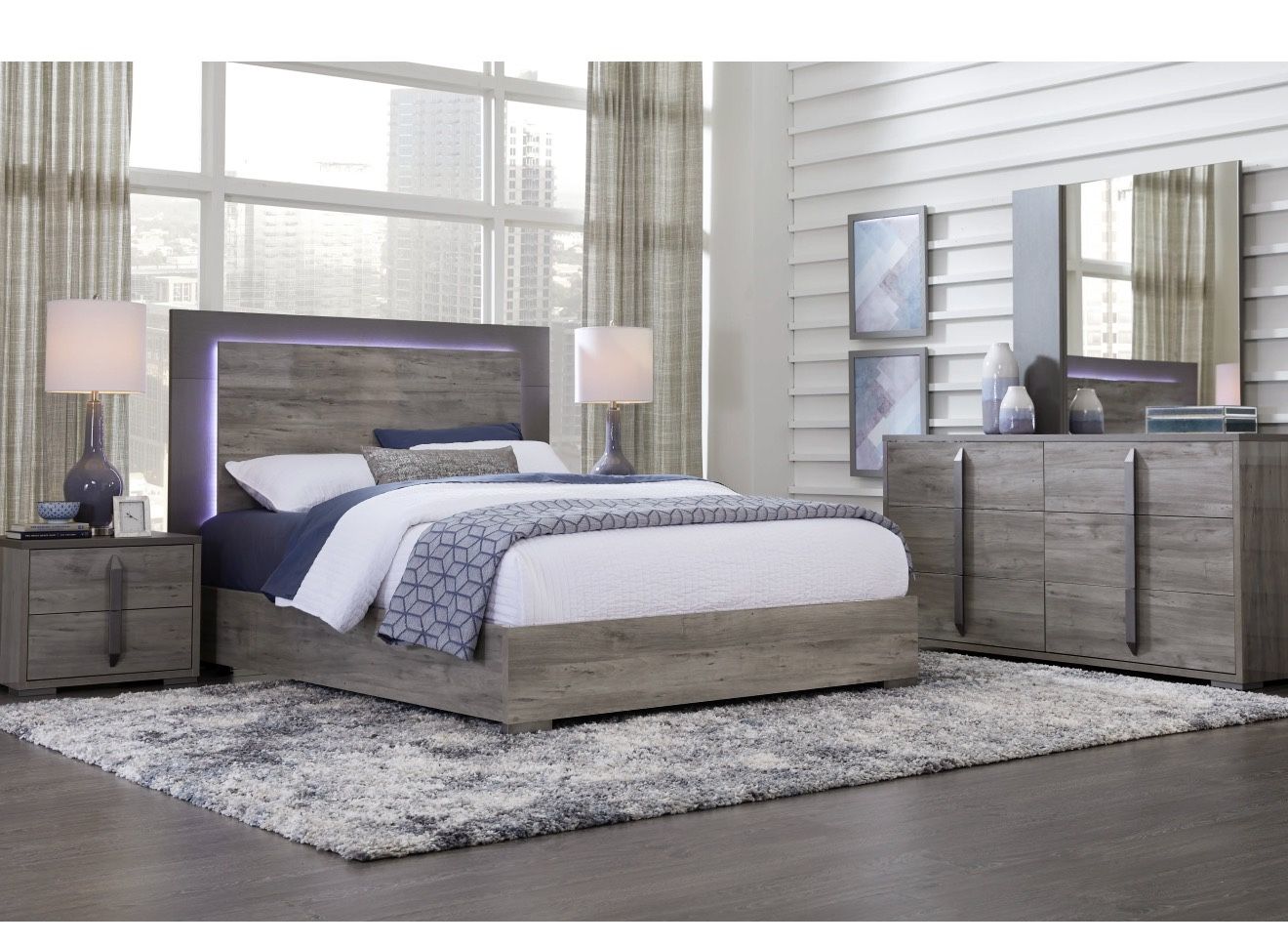 Park Slope Gray King Bedroom Set