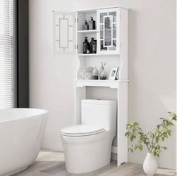 Over Toilet Portable Storage Cabinet