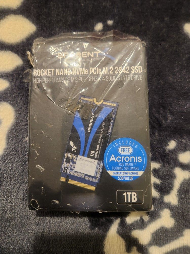 Sabrent Rocket Nano NVMe PCIe M.2 2242 1TB SSD o