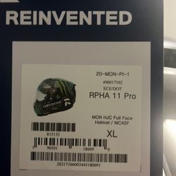 Monster Energy Racing Helmet 