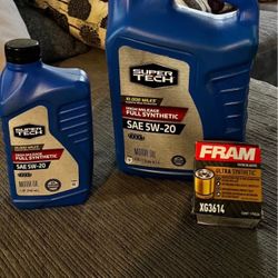 Oil Change Sae 5w 20 Full Synthetic 