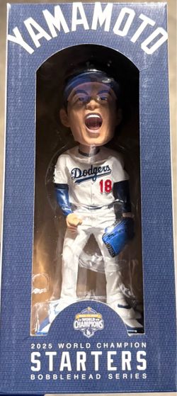 Dodgers Yoshinobu Yamamoto Starters Bobblehead 2026