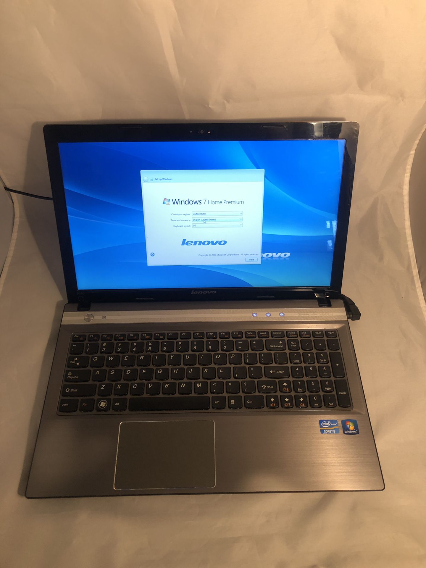 Lenovo Notebook Ideapad G580 15.6inch Dual Core 2020m 4gb 500gb Windows 7