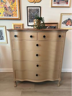 Refinished Vintage Highboy Dresser