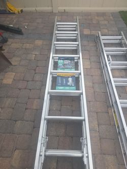 New Ladder Escalera Nueva Aluminio. 24 Pies