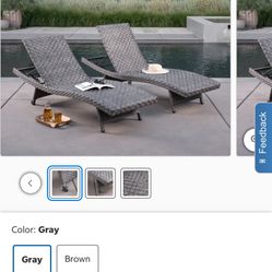 SunVilla Julia Woven Chaise Lounge