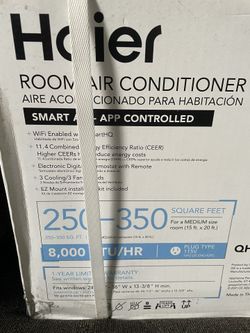 Haier Air Conditioner 8000 BTU