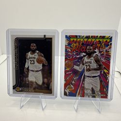 2025 Topps Lebron James Power Players & Base Cards Lakers