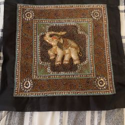 Decorative Cloth Elephant Wall Hanging 