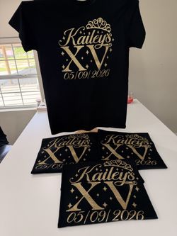 Playeras para Xv años ( Quinceañeras)