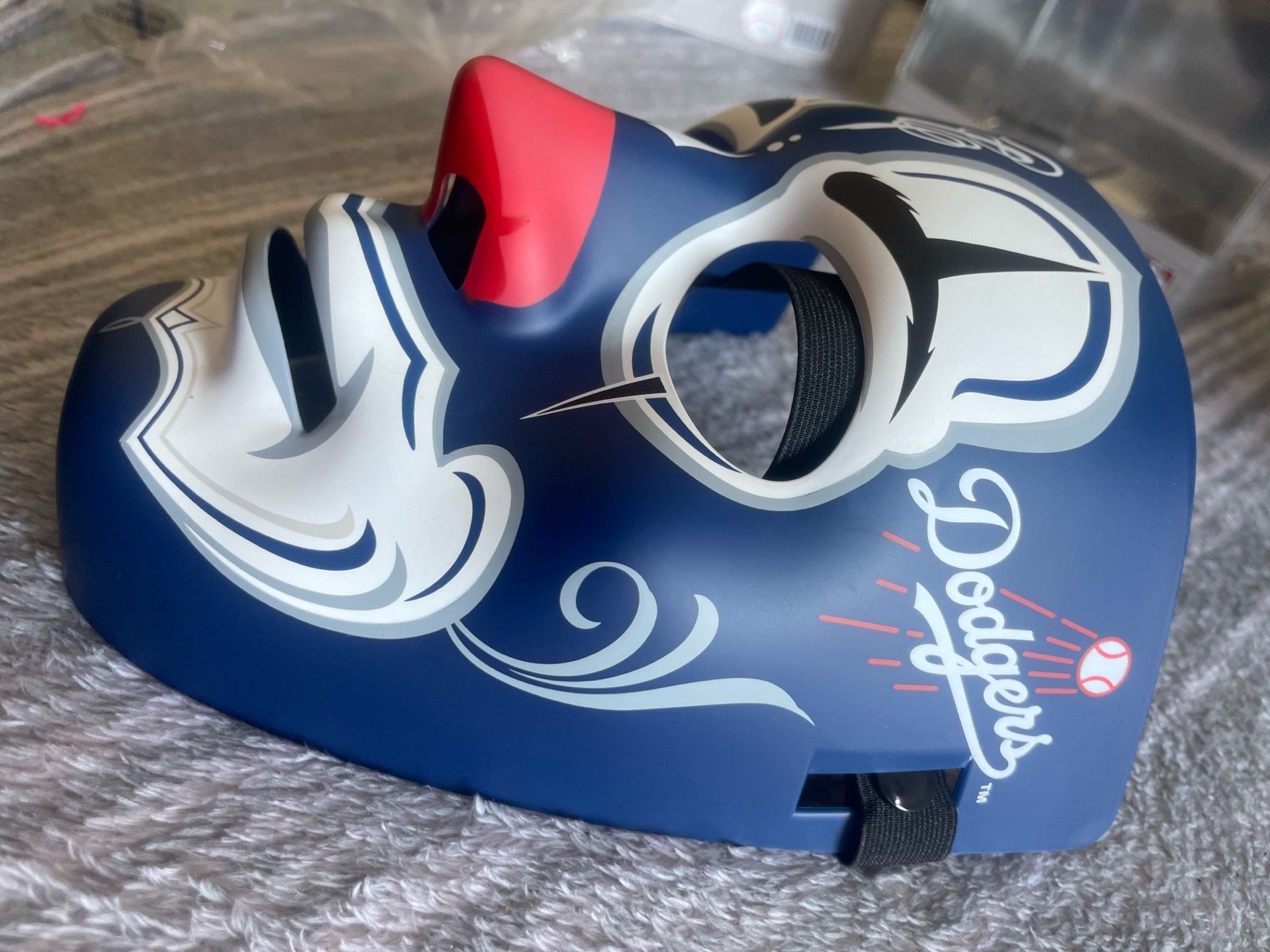 Mister Cartoon Stadium Edition Clown Mask MLB Los Angeles Dodgers 