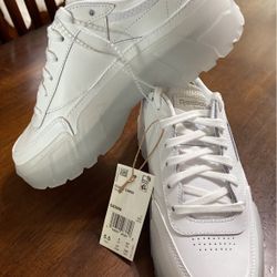 Womens Size 7.5 Cardi B Club C White Reeboks