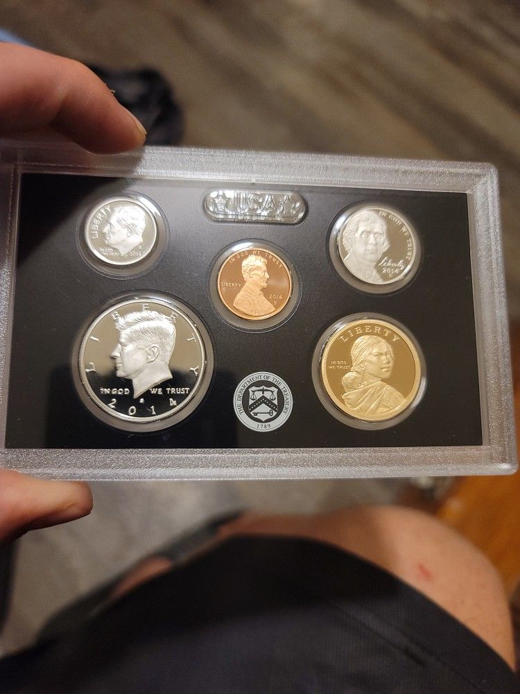 2014 United States Mint Silver Proof Set