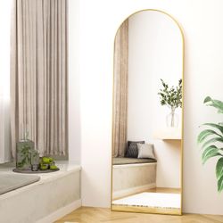 Gold standing / Leaning Mirror Brand New