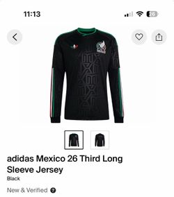 Adidas México Black Long Sleeve