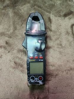 ST180 4000 Counts Digital Clamp Meter AC Current Multimeter Ammeter Voltage Tester Car Amp Hz Capacitance NCV Ohm Tool