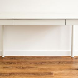 IKEA SLIM WHITE DESK 