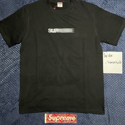 Supreme Motion Box Logo T-Shirt Black Size Medium