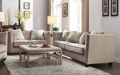 Classic Sofa and Loveseat @Elegant Furniture