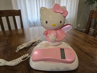 Vintage 2003 Sanrio Hello Kitty Pink Phone – Rare Collectible, Used