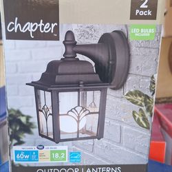 Set of 2 outdoor Wall Lighting New