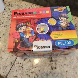 Sealed Childrens Picasso 100 Piece Building Blocks