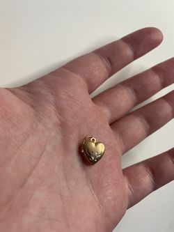 Solid Gold Heart Locket Thumbnail