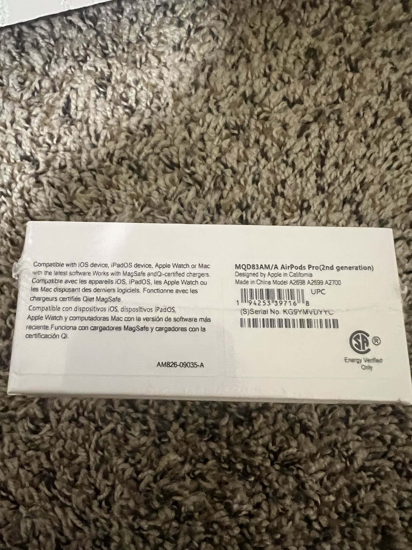 Airpod Pro 2nd Gen With Active Noise,Cancellation