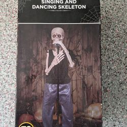 Halloween Prop Singing And Dancing Skeleton 