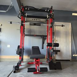 New Vesta Ultimate Squat Rack | 320 Weight Stack | Functional Trainer | 11 Gauge Steel | Commercial Grade | Pulleys | Gym Equipment |FREE DELIVERY🚚 
