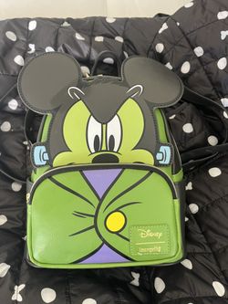 Loungefly Mickey Mouse Frankenstein Mickey Cosplay Mini-Backpack - Entertainment Earth Exclusive Green