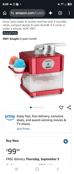 CUISINART SNOWCONE MAKER