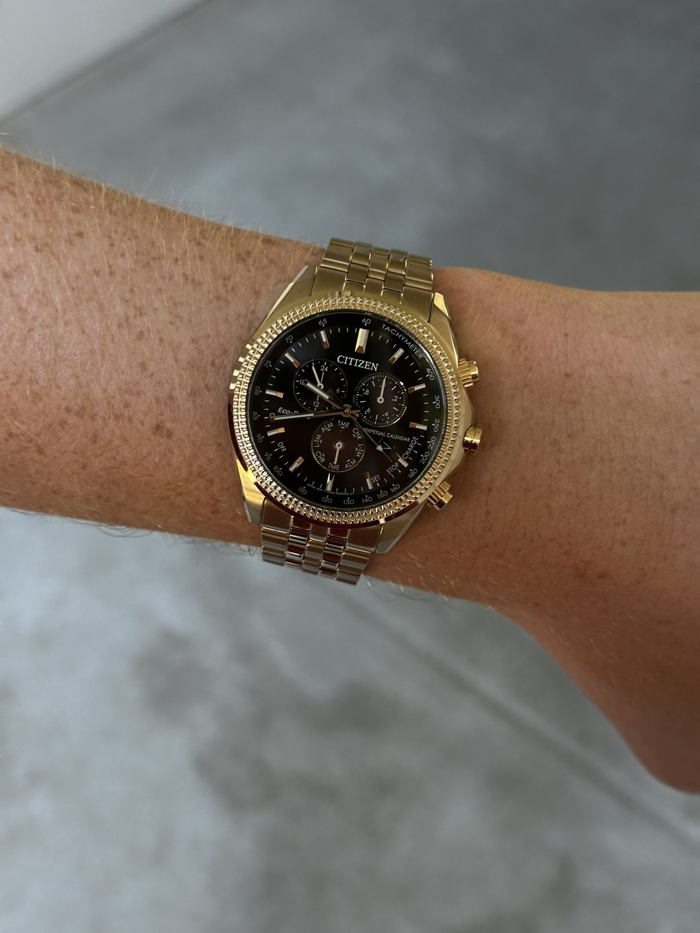 Citizen Watch Gold Steel Band