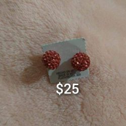 925 Sterling Silver Earrings/Aretes De Plata 925 