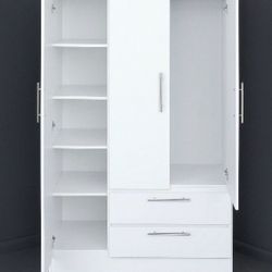 Wardrobe Triple White New Armario Triple Blanco Nuevo 