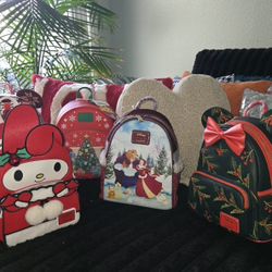 CHRISTMAS LOUNGEFLY BACKPACKS