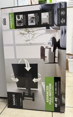SANUS Elite - Advanced Full-Motion TV Wall Mount for Most 46" - 95" TVs