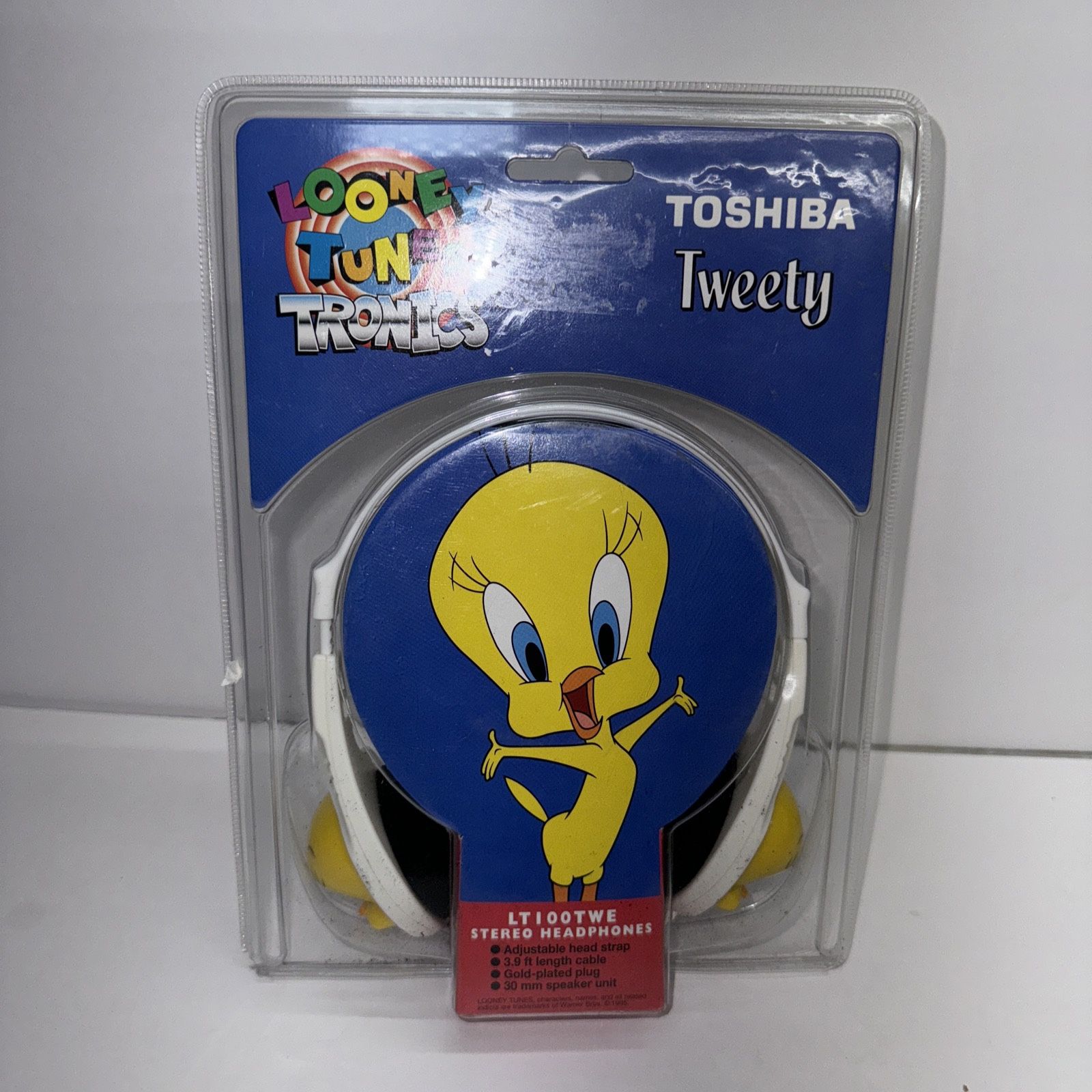 1995 RARE TOSHIBA TWEETY STEREO HEADPHONES LOONEY TUNES TRONICS LT100TWE VINTAGE