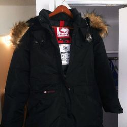 Canada Weather heavy coat $175, North Face  Grey Vest $150 or Camo Vest $225, or N.F. blue Winter Fleece XXL $150