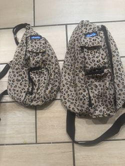 KAVU Rope Crossbody Bag Leopard Spot On